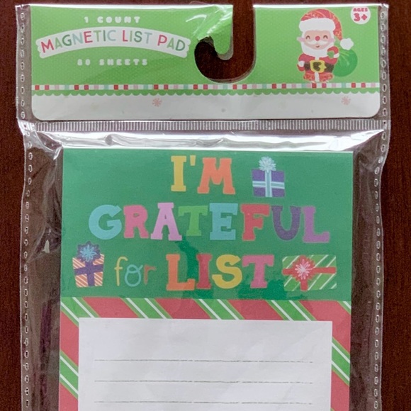 Gratitude Magnetic List Pad ~ 80 Sheets - Picture 2 of 3
